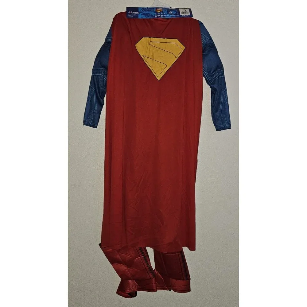 NEW Superman Halloween Costume DC Rubies Boys Medium 7/8 For 6-8 Years Light-Up